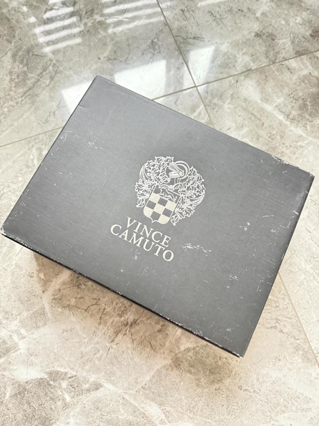 Vince Camuto "Vvderic" Black Silver Heels - Size 5.5M