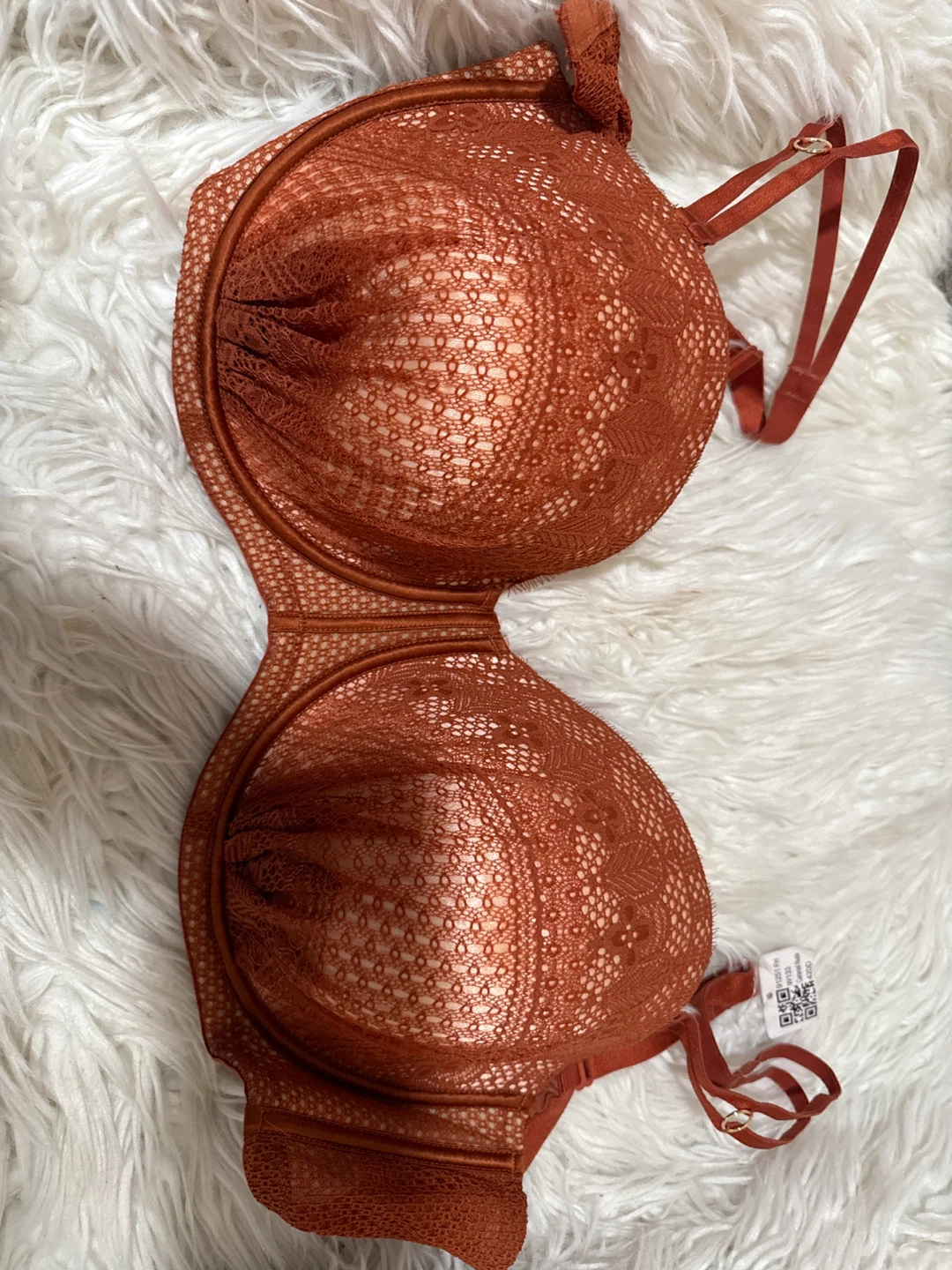 42DD Bra - Caramel Nude Lace