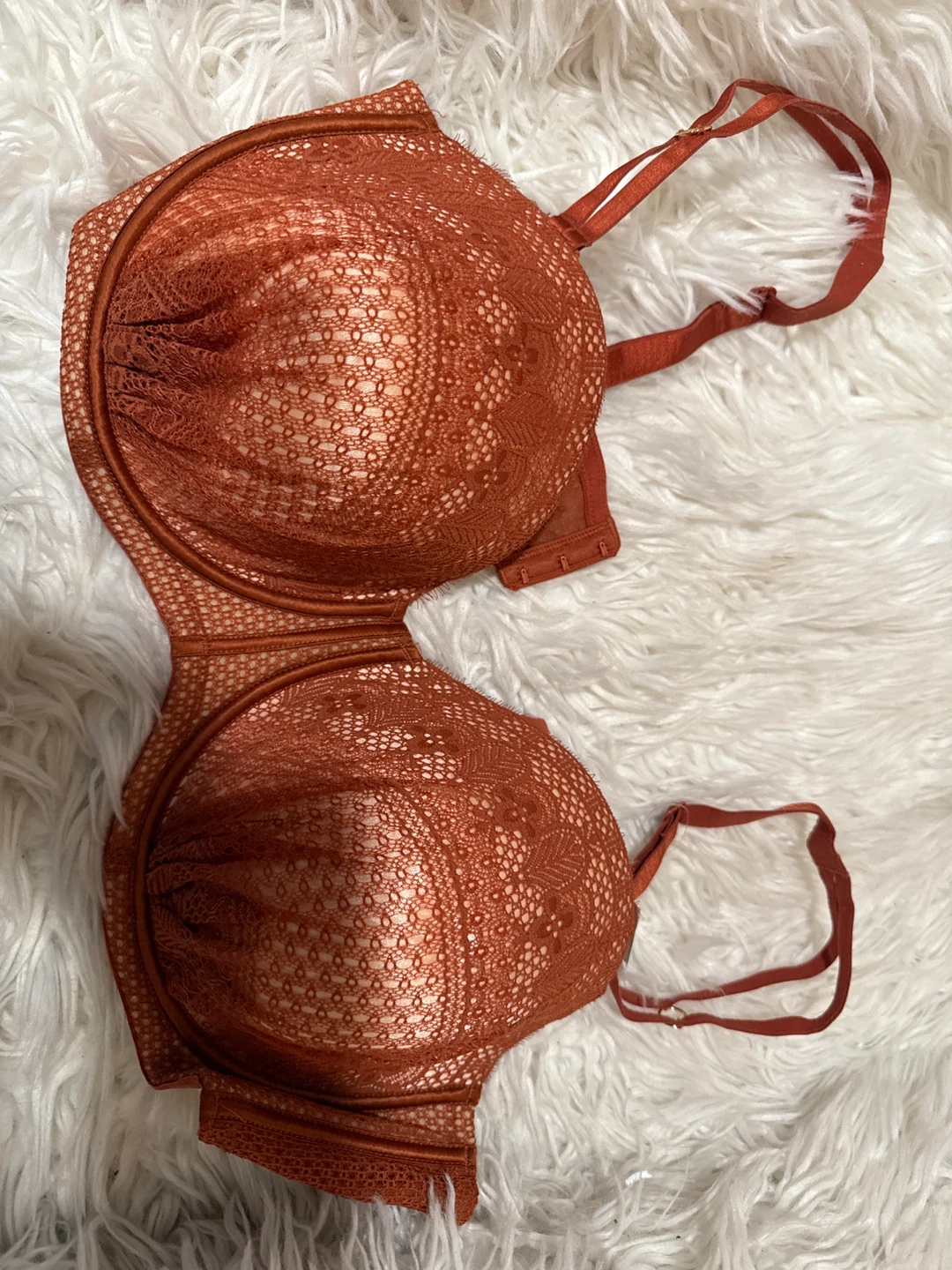 42DD Bra - Caramel Nude Lace - photo 4