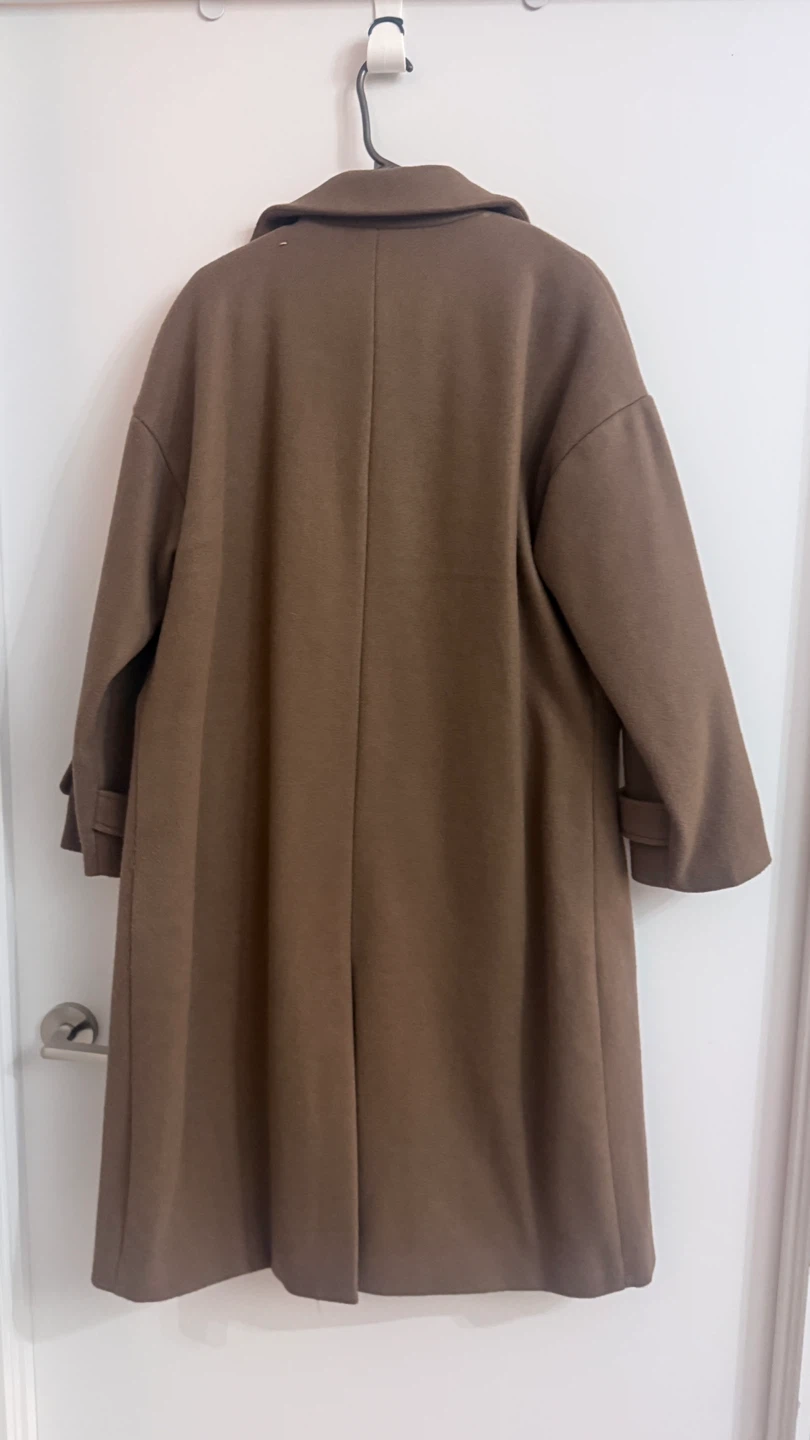 Brown Wool Blend long Coat - photo 5