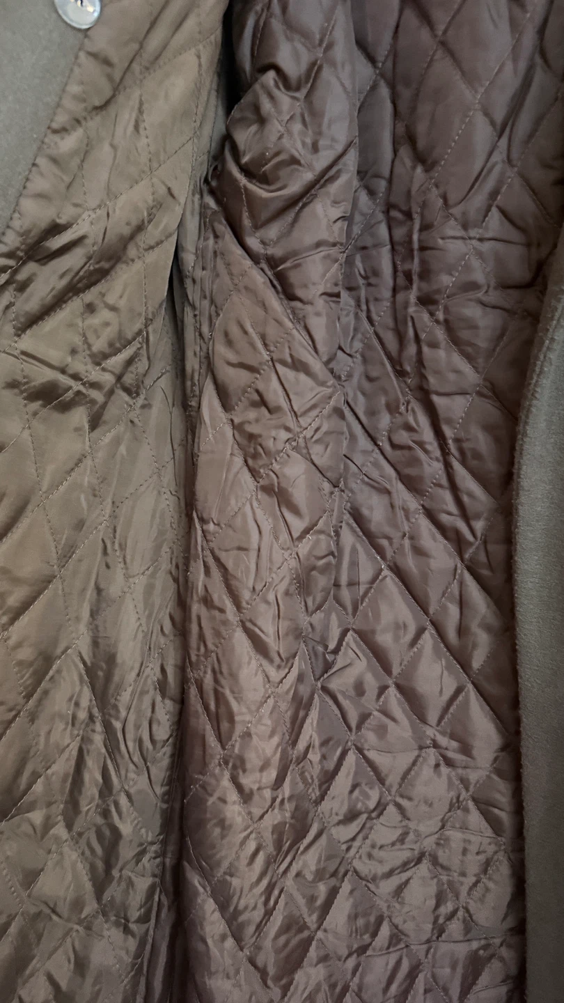 Brown Wool Blend long Coat - photo 4