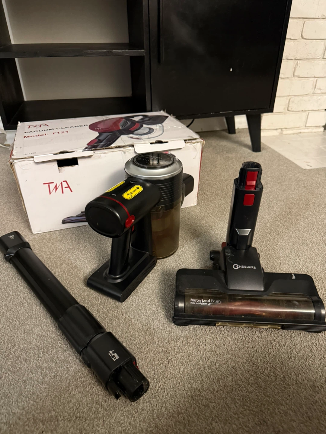 Nequare S26 Cordless Stick Vacuum Cleaner, PARTS