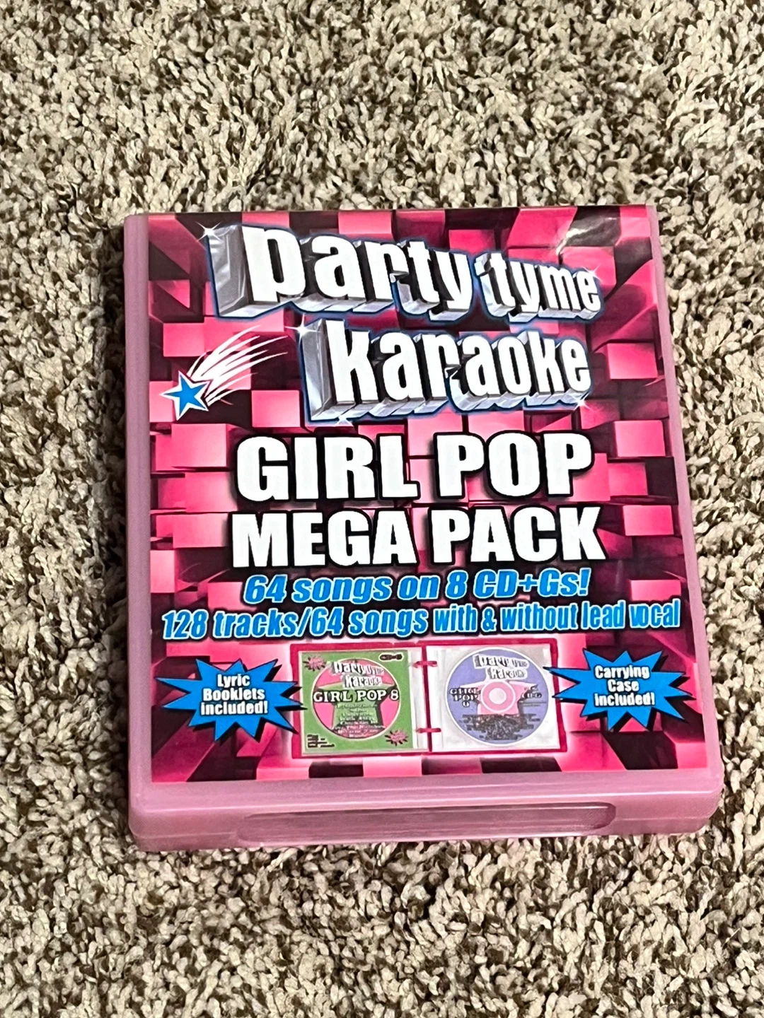 Party Tyme Karaoke Girl Pop Mega Pack 8 CD+Gs