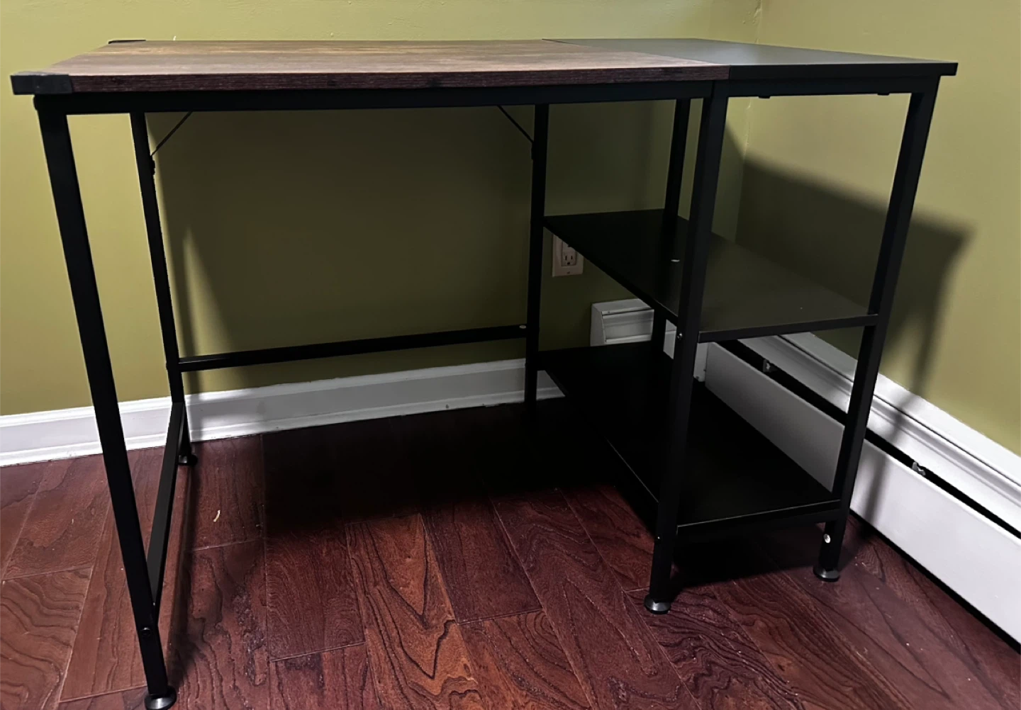 Computer Desk with Shelves