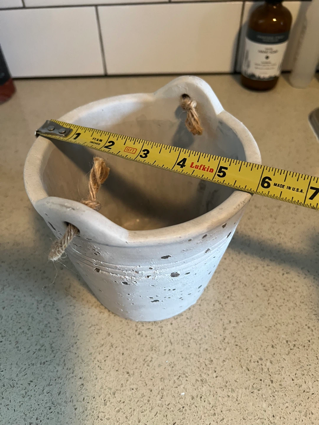 Decorative Pail with Rope Handles - photo 5