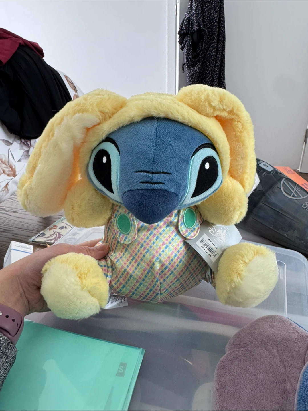 Authentic Disney store Easter Stitch Plush BRAND NEW WITH TAG