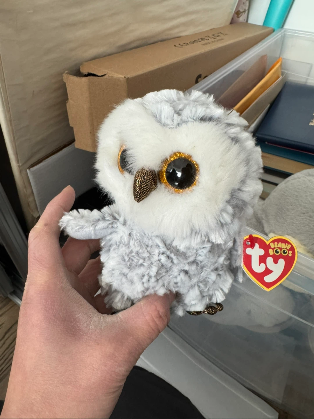 Ty Beanie Boos Owl LIKE NEW