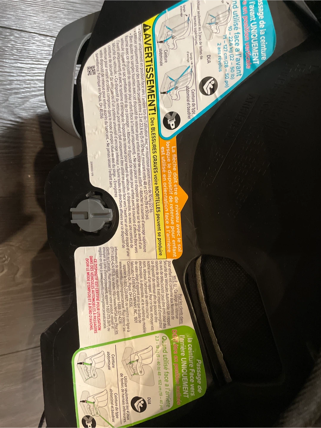 Evenflo Sonus Convertible Car Seat - photo 2
