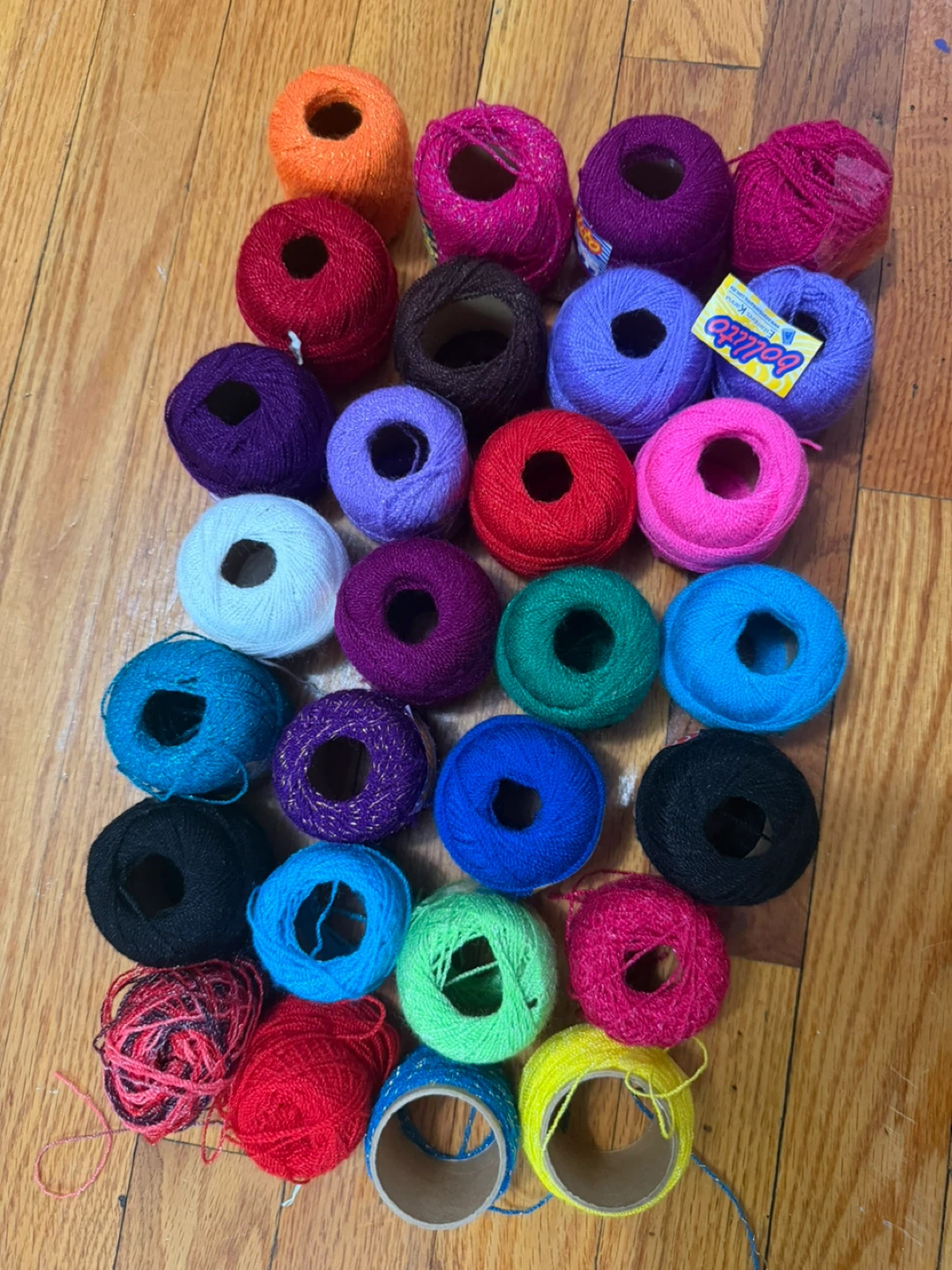 Lot of 28 Skeins of Yarn