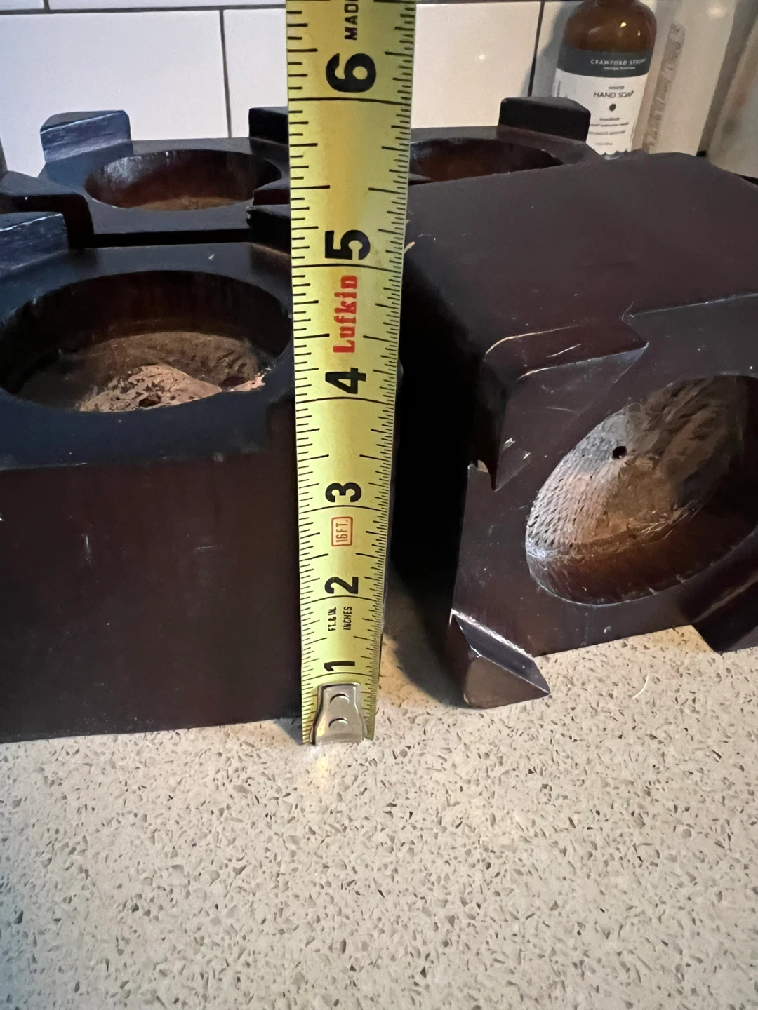 Set of 4 Wooden furniture risers - photo 4