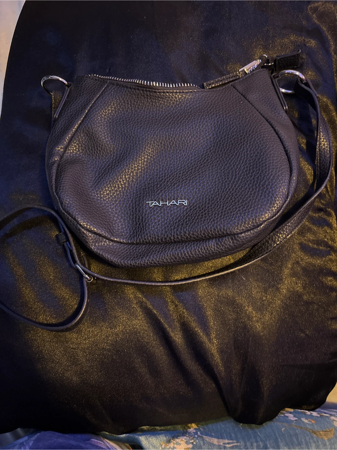 mini black purse