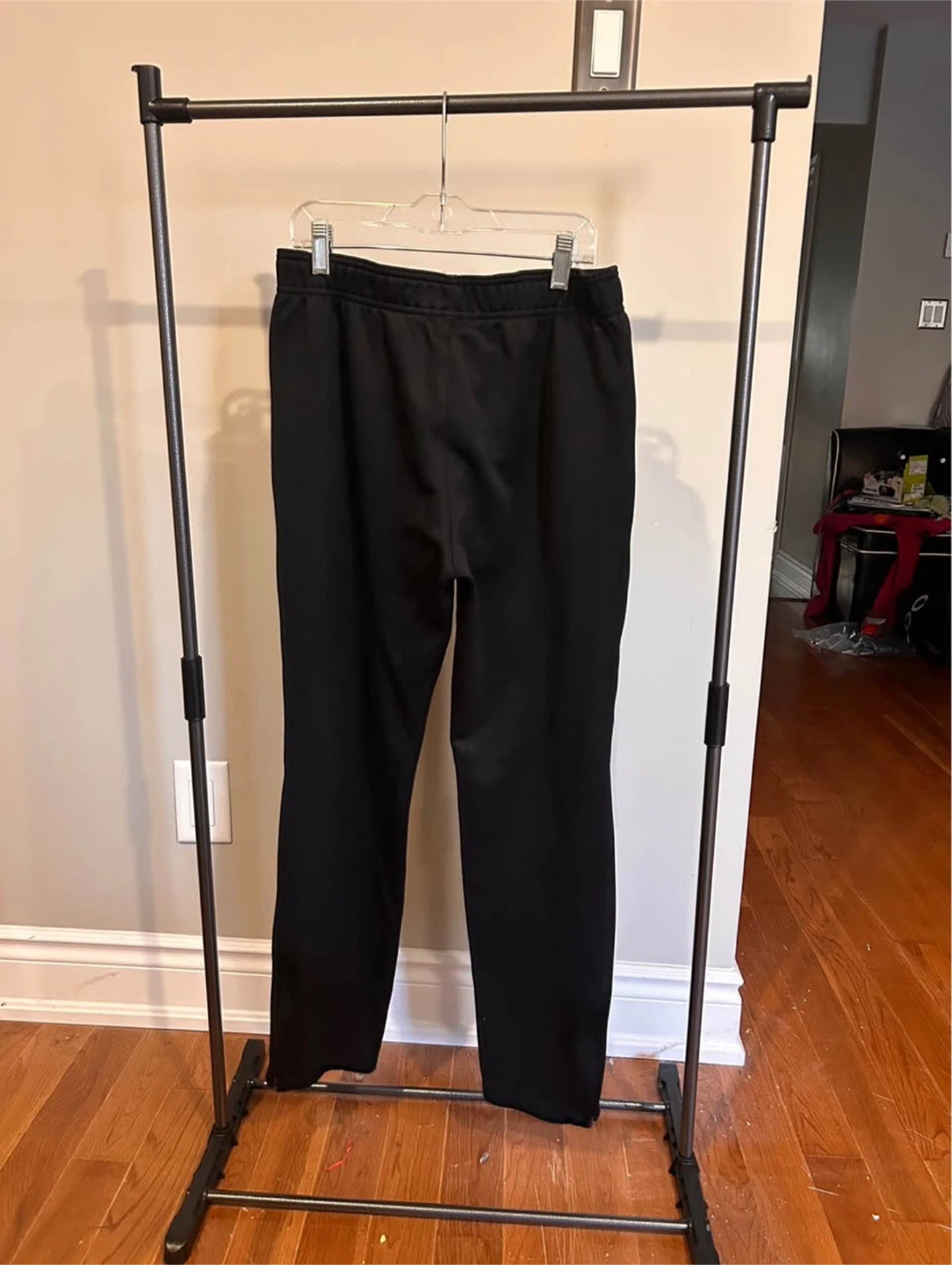 Adidas Black Fleece-Lined Sweatpants – Size Small - photo 5