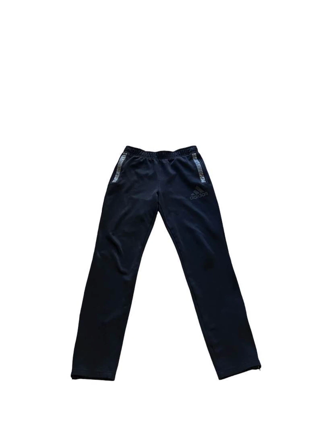 Adidas Black Fleece-Lined Sweatpants – Size Small