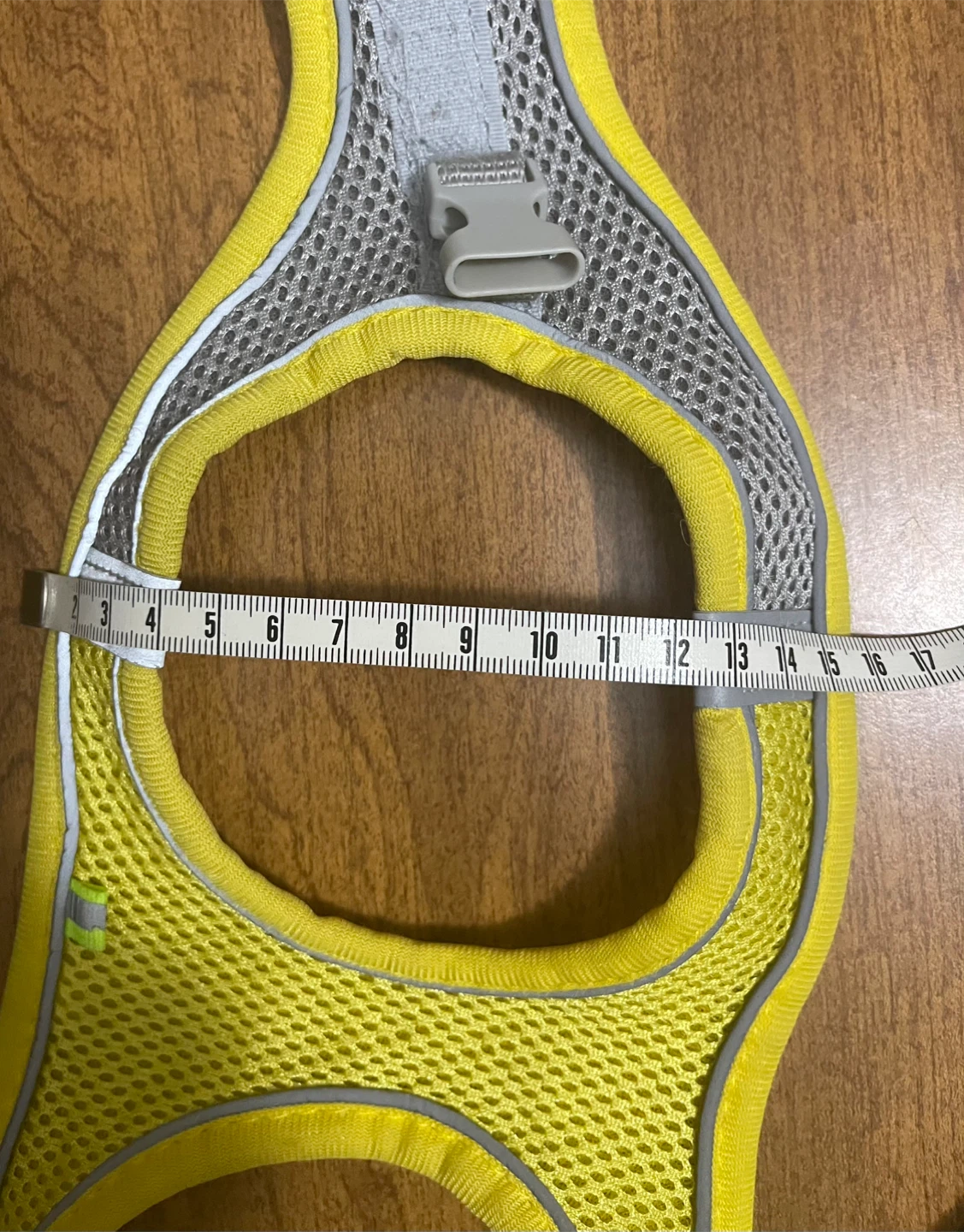 🏆" Yellow Mesh Dog Harness with Reflective Trim - photo 2