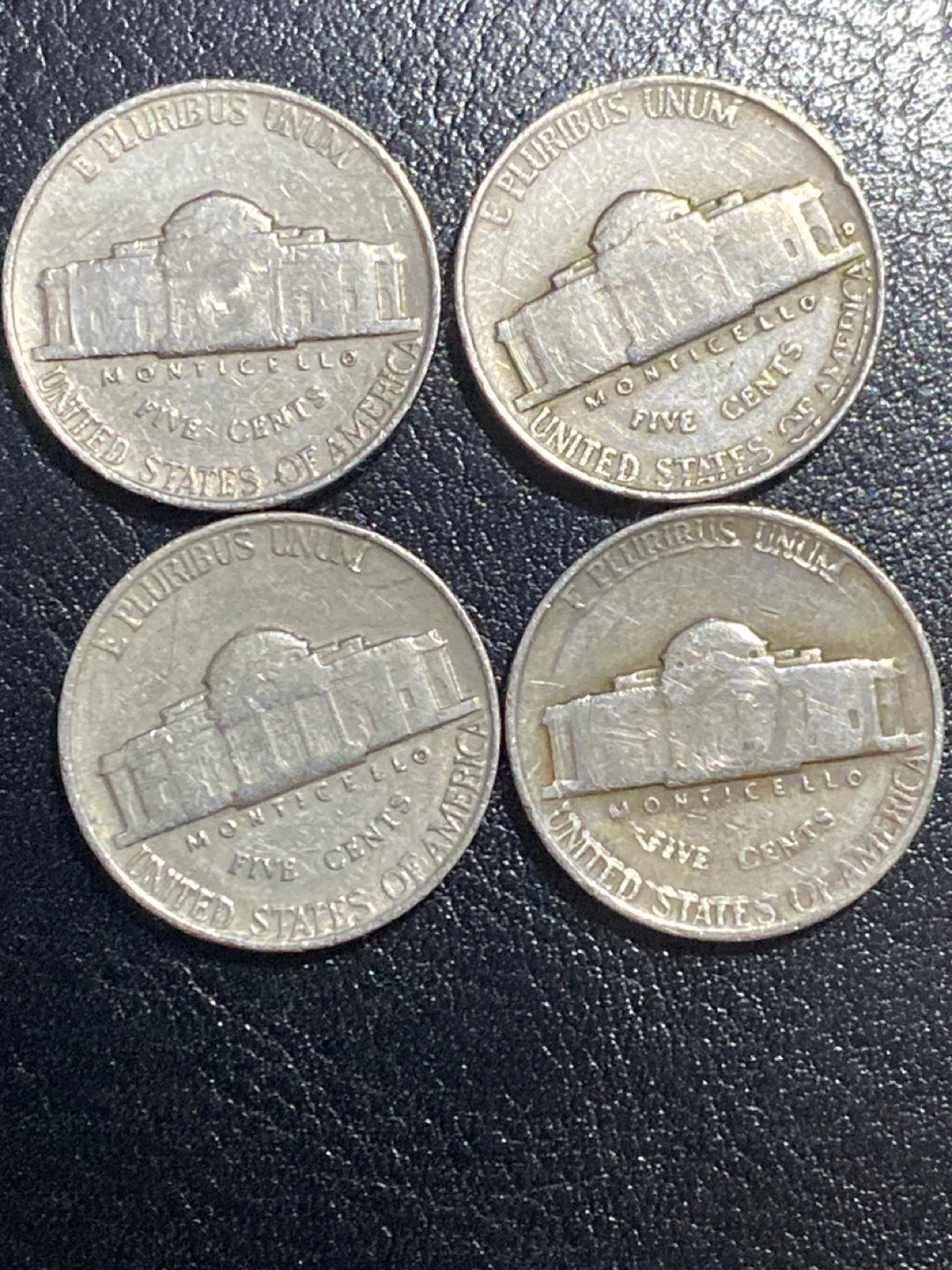 Set of 4 Vintage US Nickels - photo 3