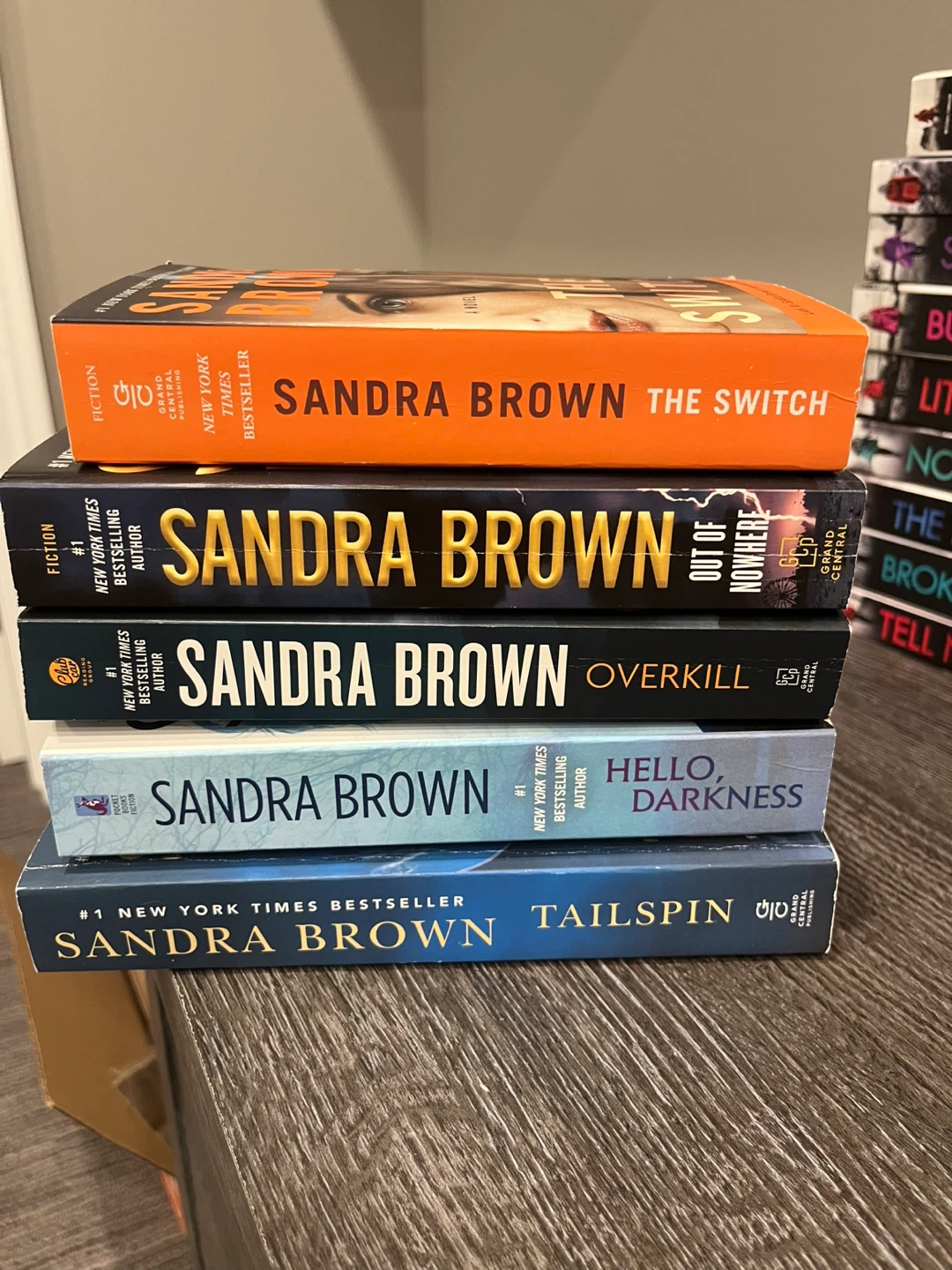 Sandra Brown paperback novels
