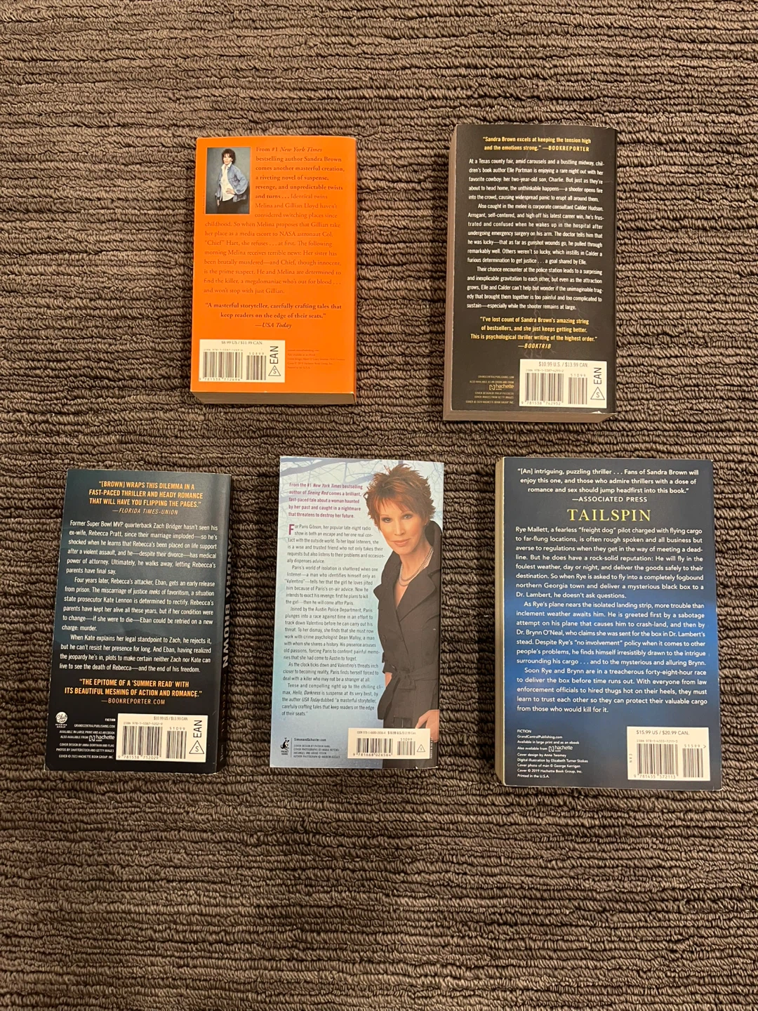 Sandra Brown paperback novels - photo 3