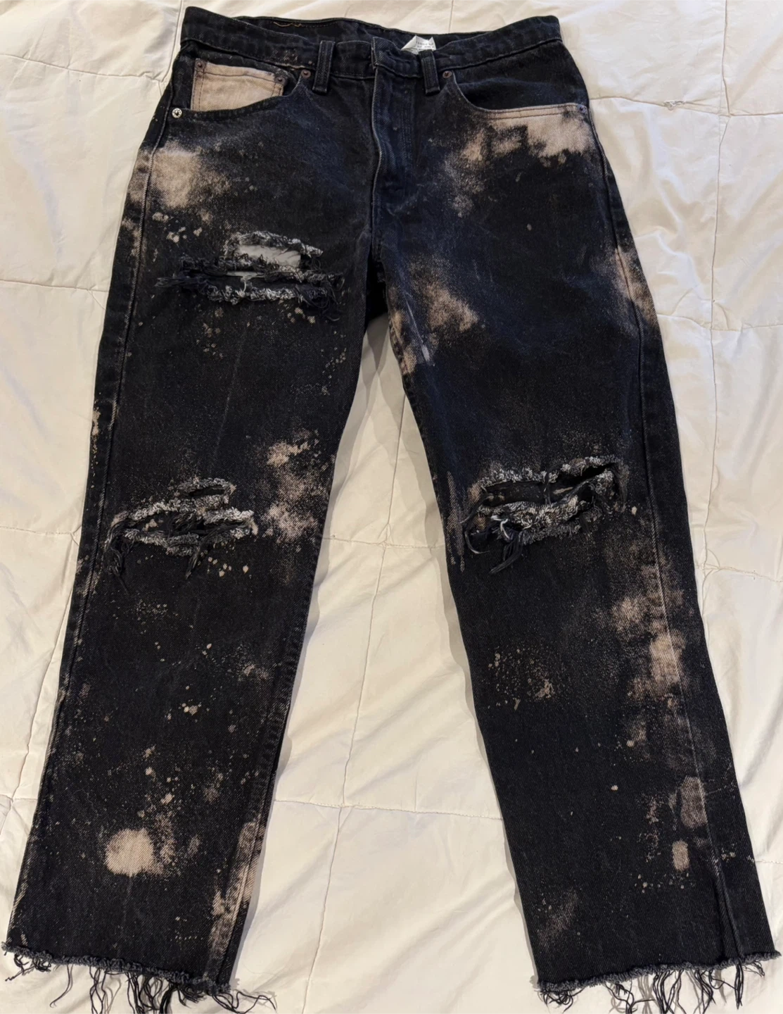 VTG 1996 Levi's 512 Slim Fit CroppedJeans 29x24 - photo 2