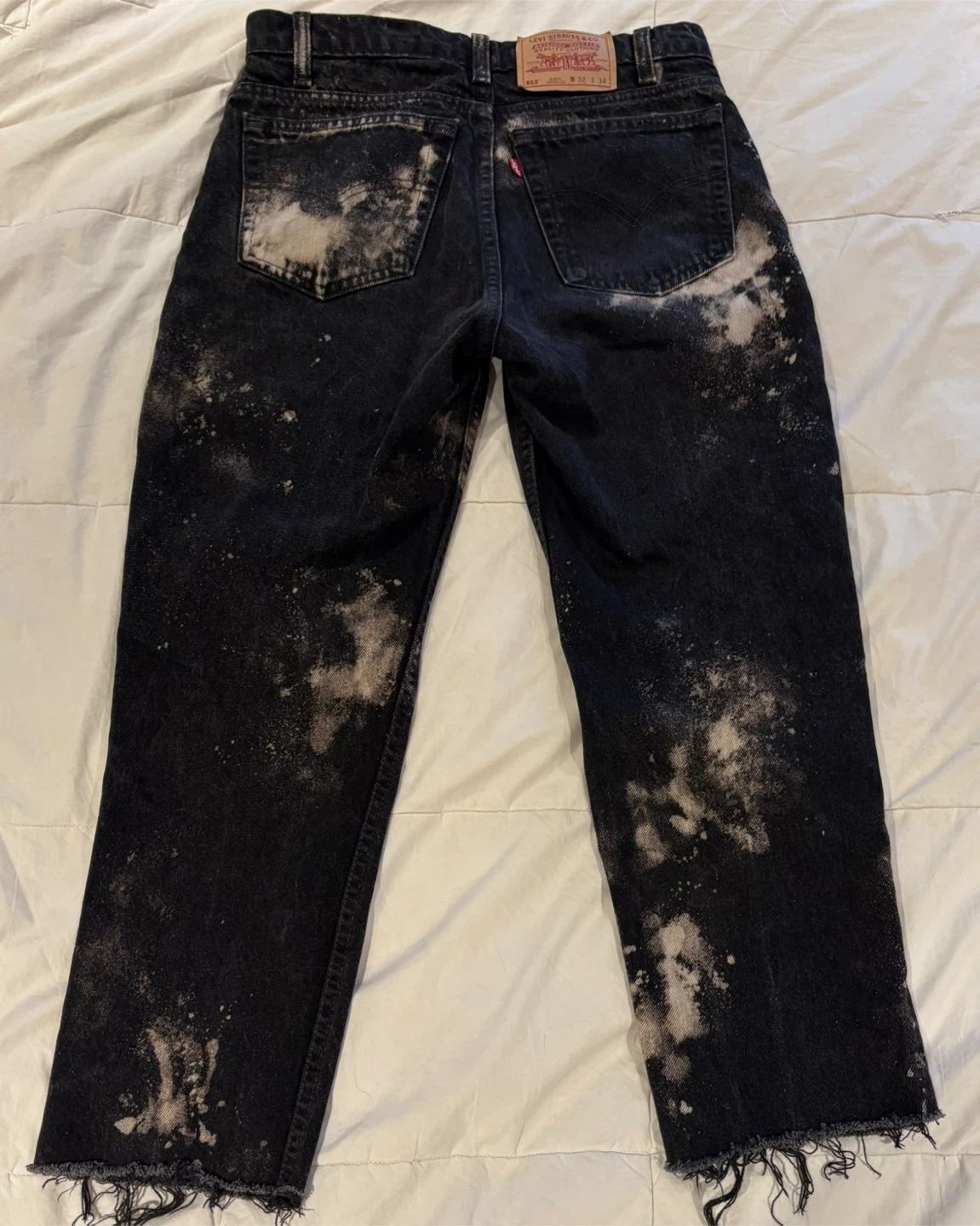 VTG 1996 Levi's 512 Slim Fit CroppedJeans 29x24 - photo 4