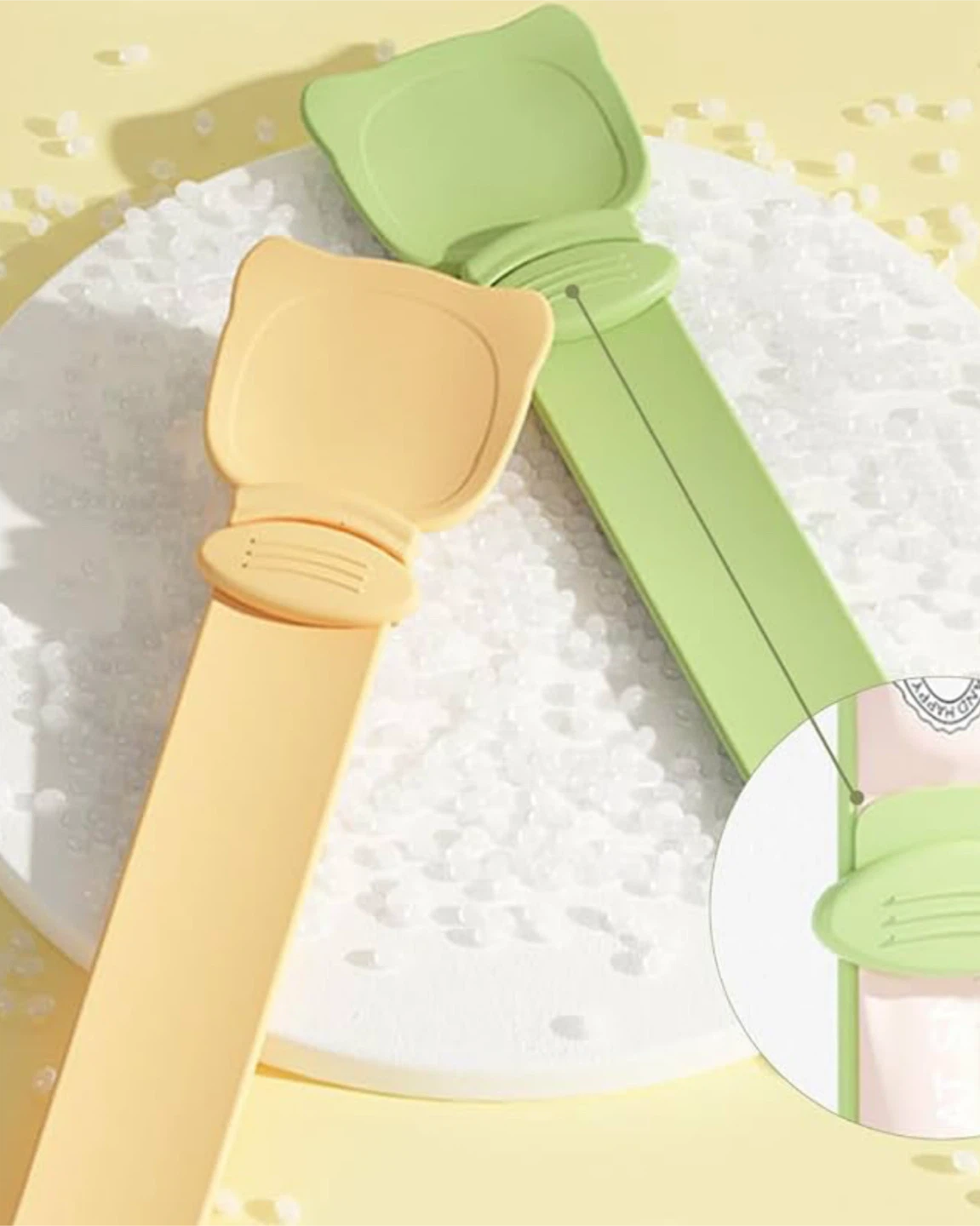 🏆" Cat Feeding Spoon with Wide Mouth and Slide Extruder