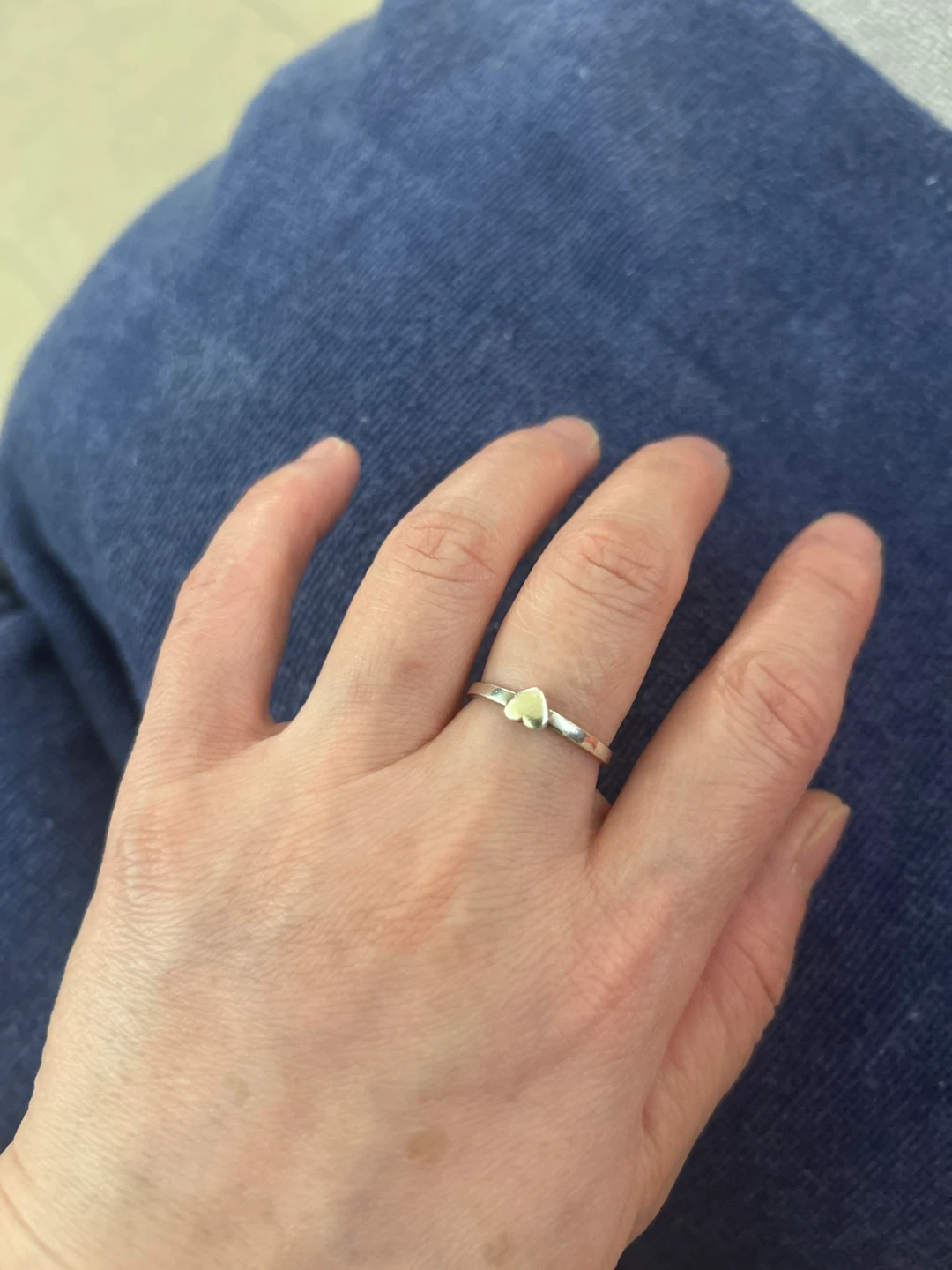 925 Silver Heart Ring - photo 2