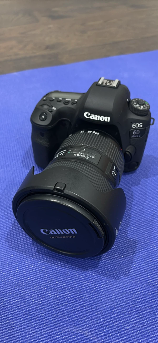 Canon EOS 6D Mark II DSLR Camera with 24-70mm Lens
