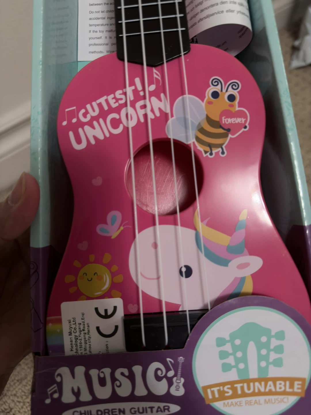 Pink Children's Toy Guitar - Music Series - photo 3