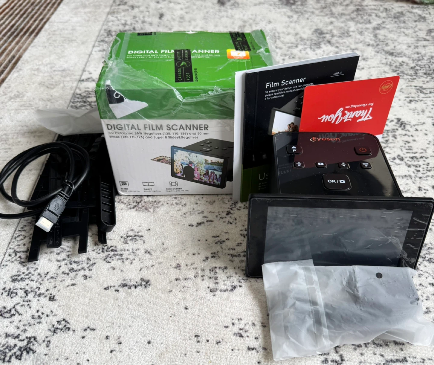 Digital Film Scanner for Color and B&W Negatives and Slides - photo 2