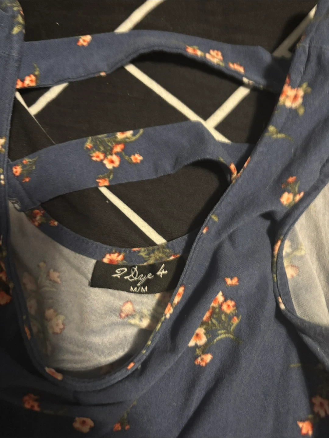Blue Floral Dress M/M - photo 2