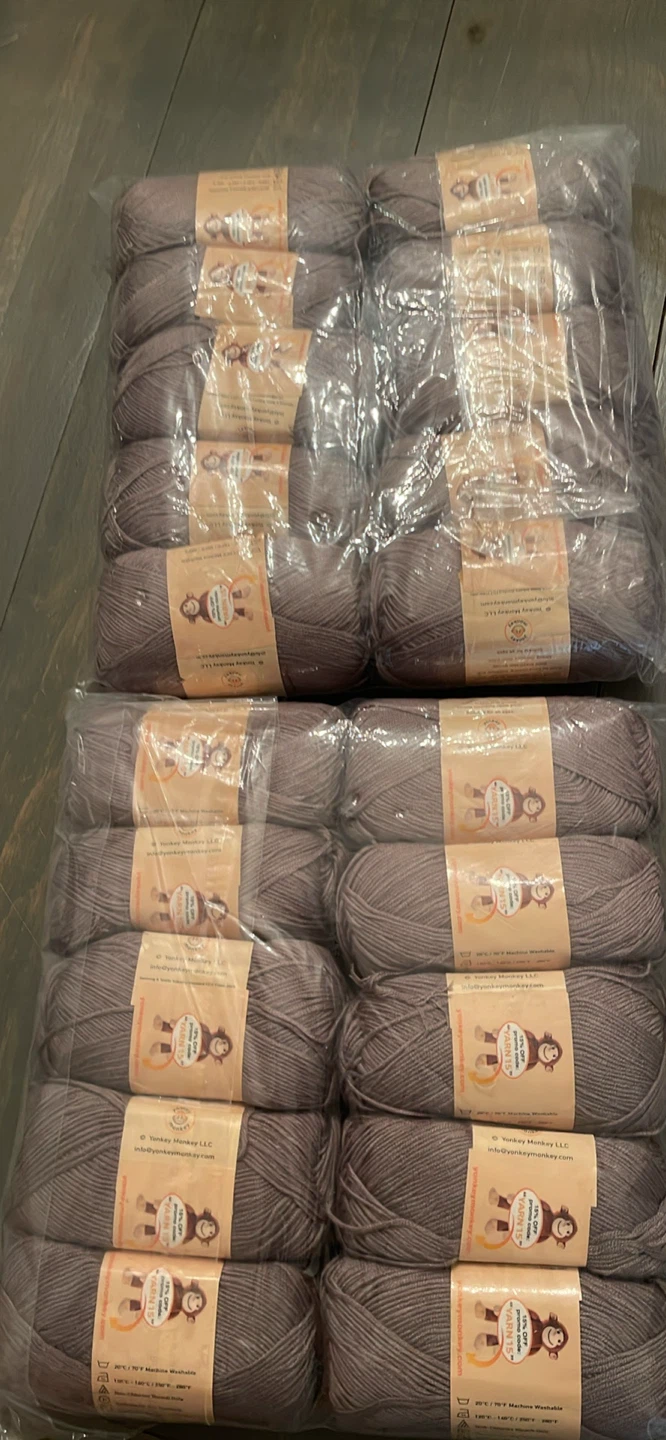 10 Pack Yonkey Monkey Bamboo Yarn - Camel Color - photo 2