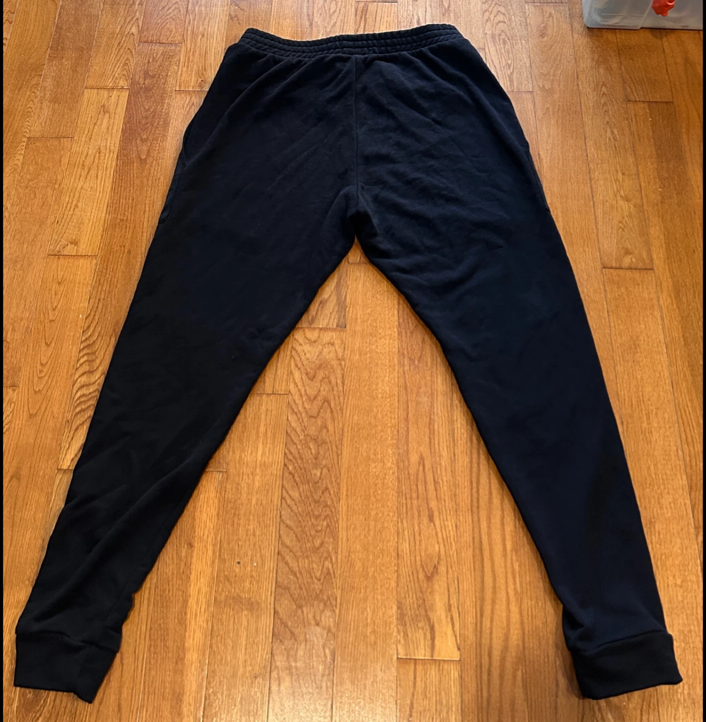 Adidas Black Athletic Sweatpants Athleisure Joggers - photo 3