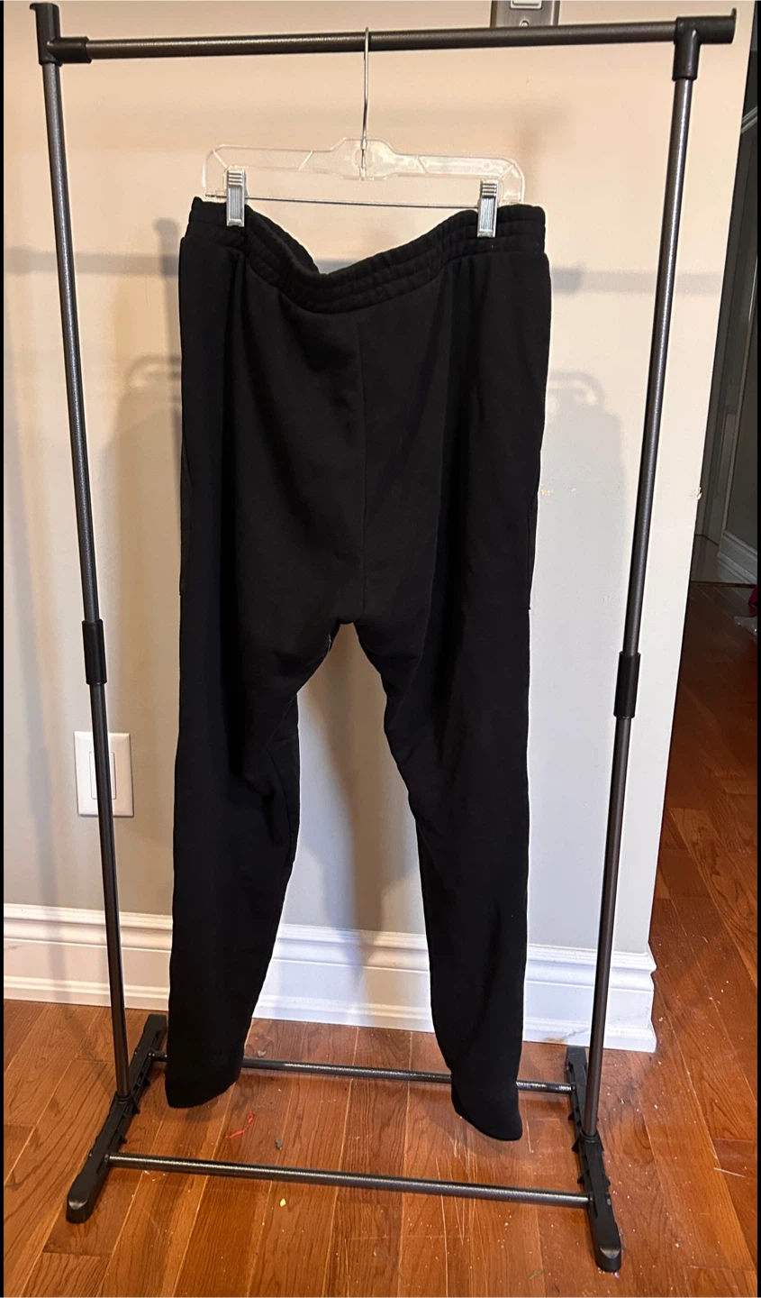 Adidas Black Athletic Sweatpants Athleisure Joggers - photo 5