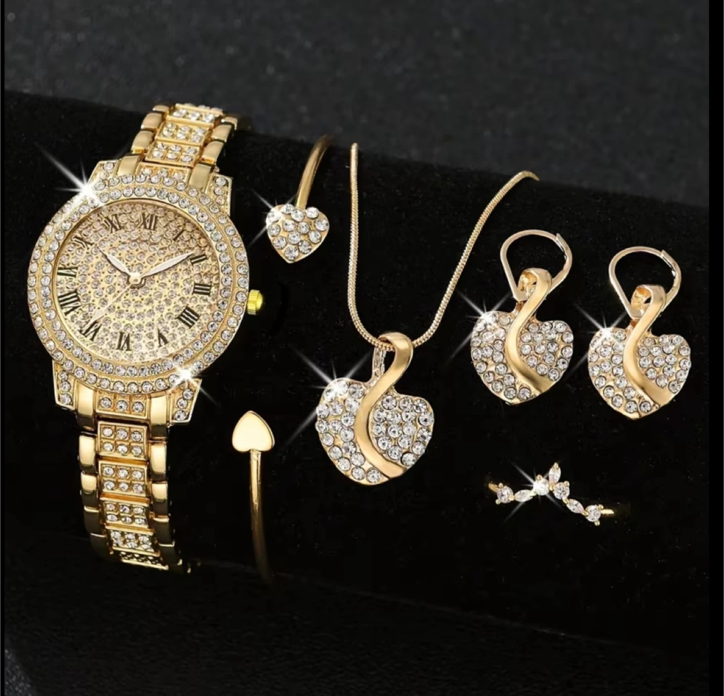 New Watch and Jewelry Set