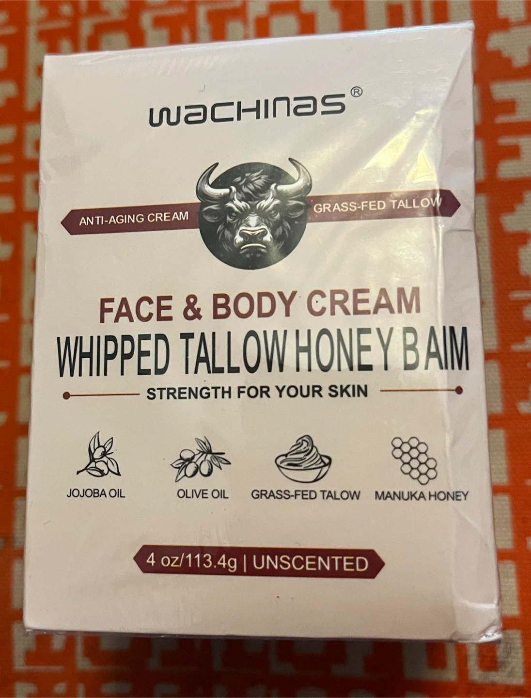 Wachinas Whipped Tallow Honey Balm Face & Body Cream
