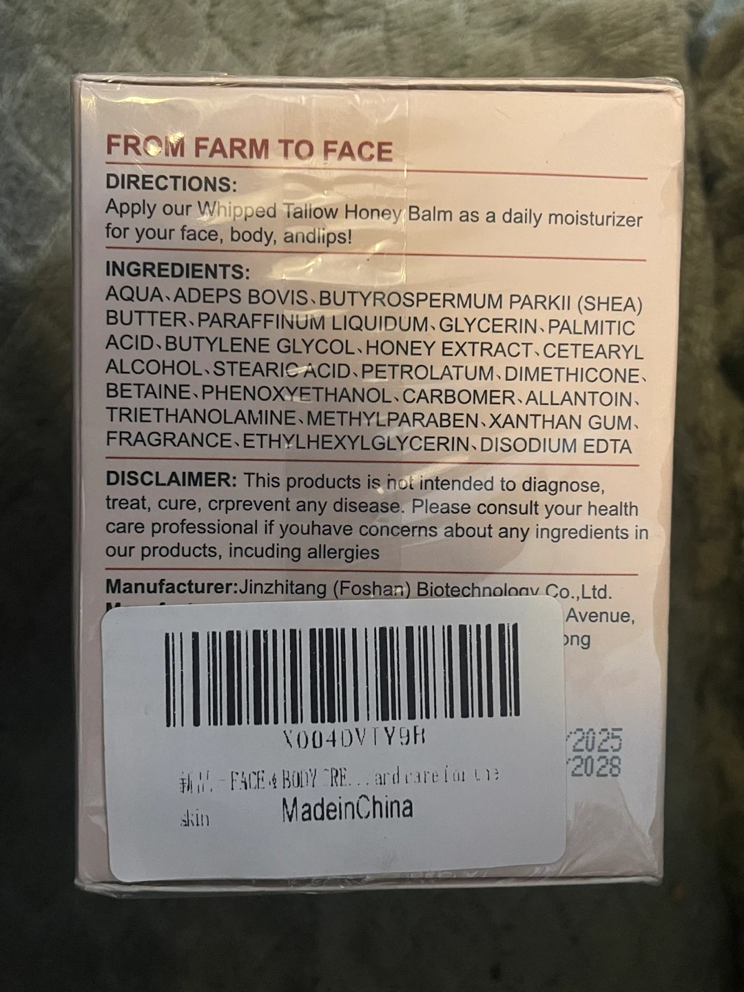 Wachinas Whipped Tallow Honey Balm Face & Body Cream - photo 3