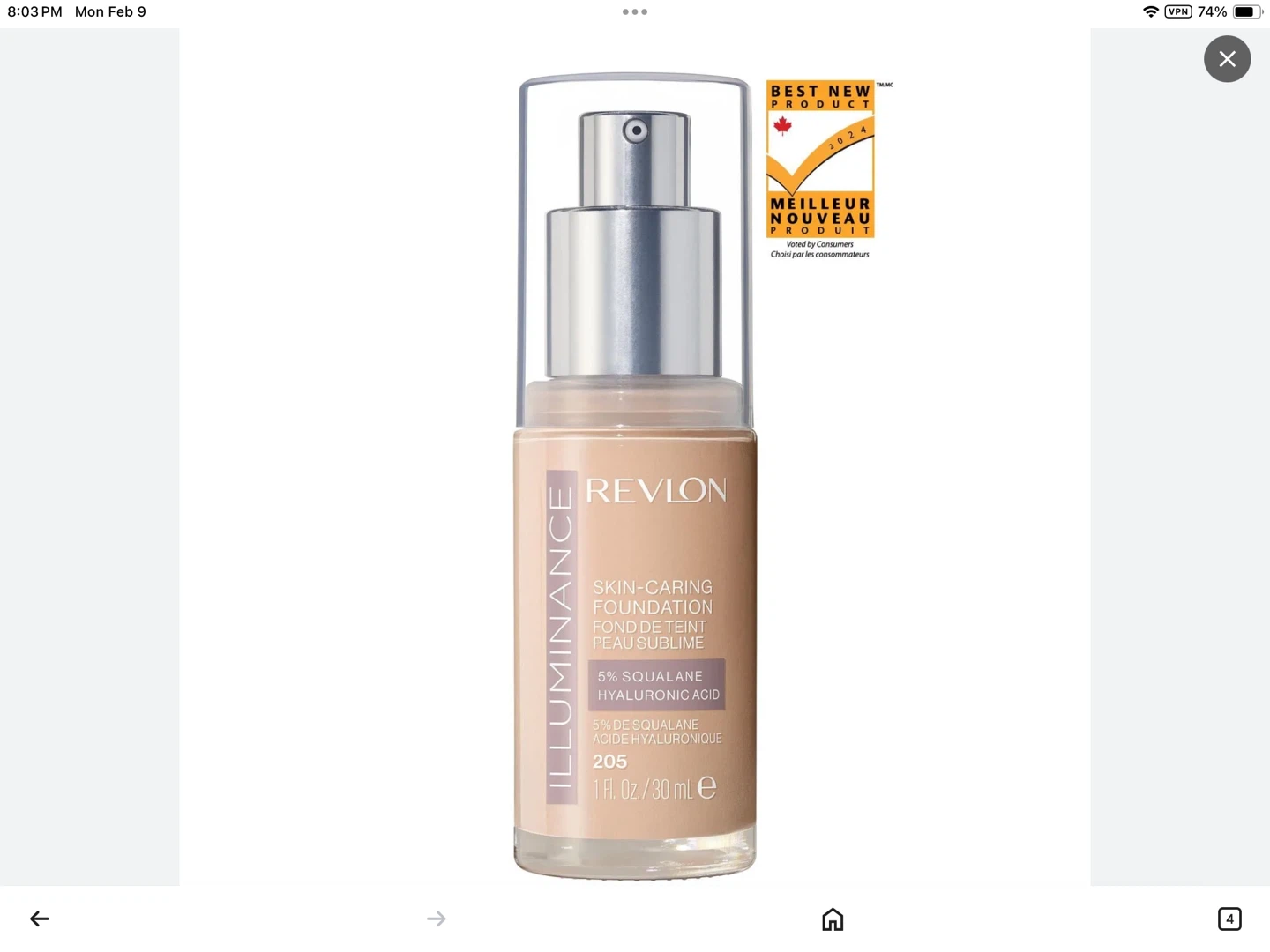 Revlon Illuminance Skin-Caring Foundation