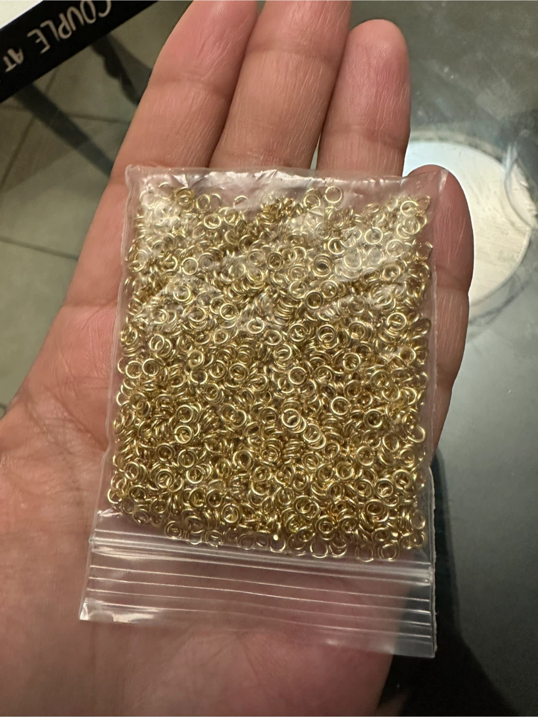 Bag of Gold Jump Rings