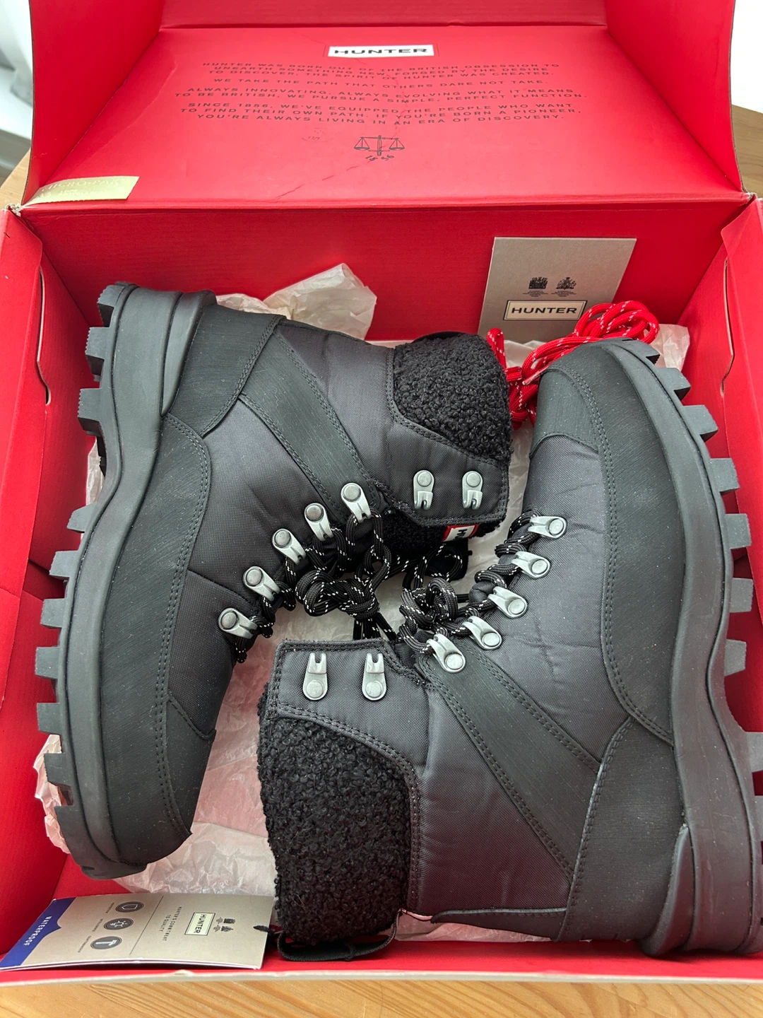 Women’s Hunter Commando Winter Boots |Size 8|Brand New - photo 4