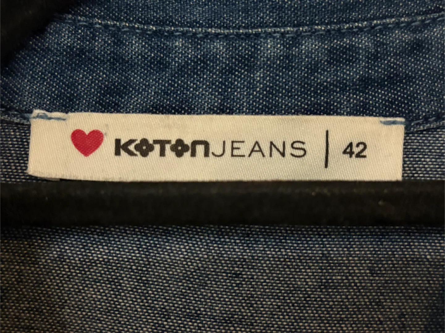 Koton Jeans Denim Dress Size 42❣️ - photo 2