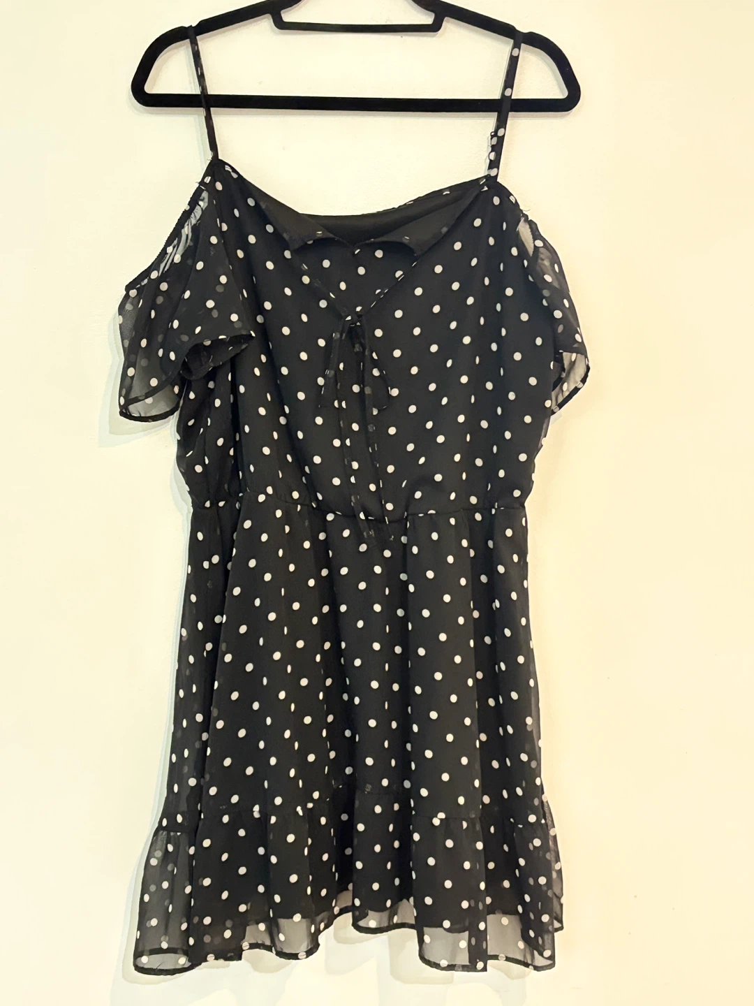 Black and White Polka Dot Dress🤍
