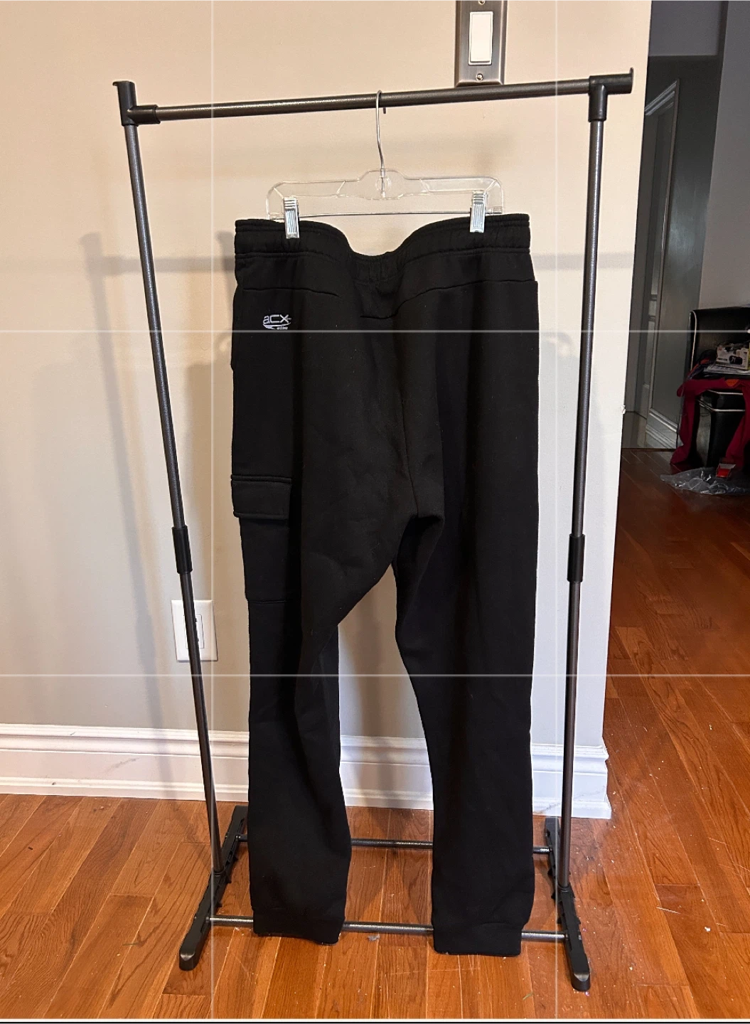 Black Cargo Sweatpants - photo 5