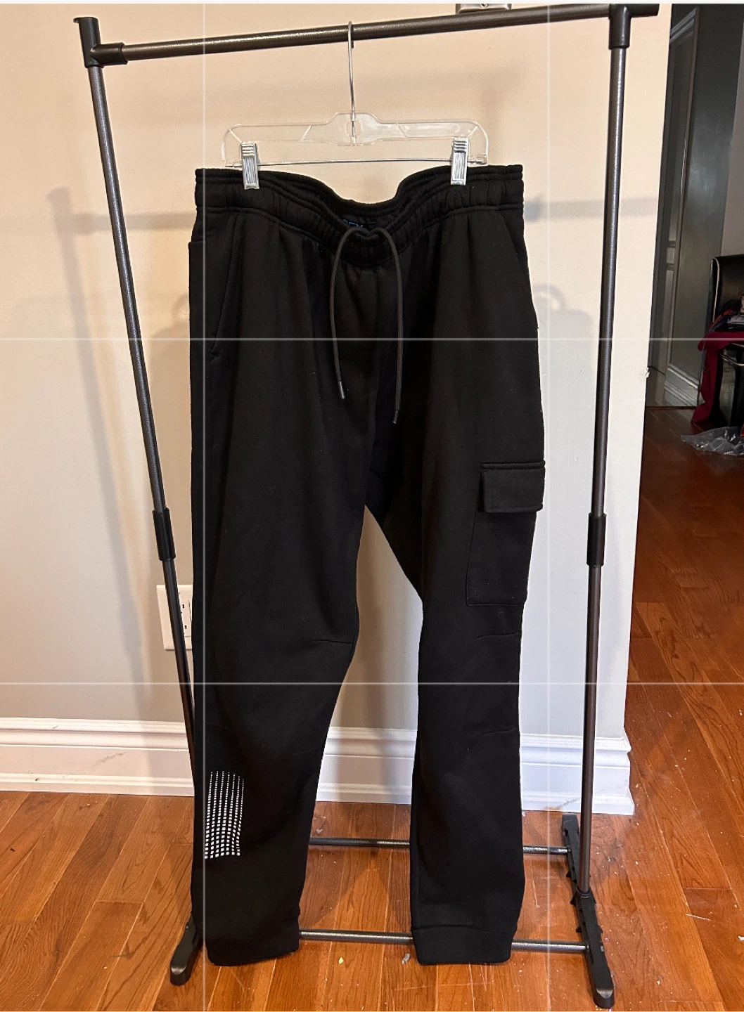 Black Cargo Sweatpants - photo 4