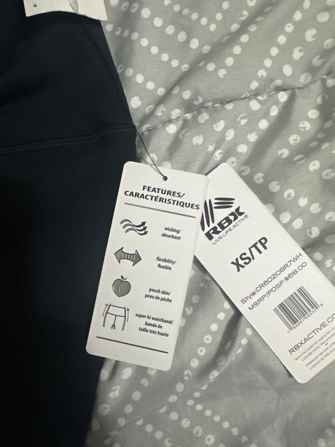 🏆RBX Active Soft Touch Leggings XS/TP 🏆Black - photo 3