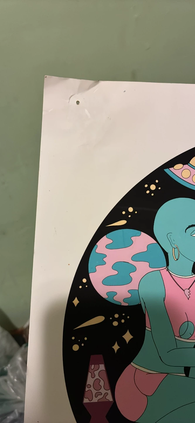 Art Print of Two Aliens in Space - photo 4