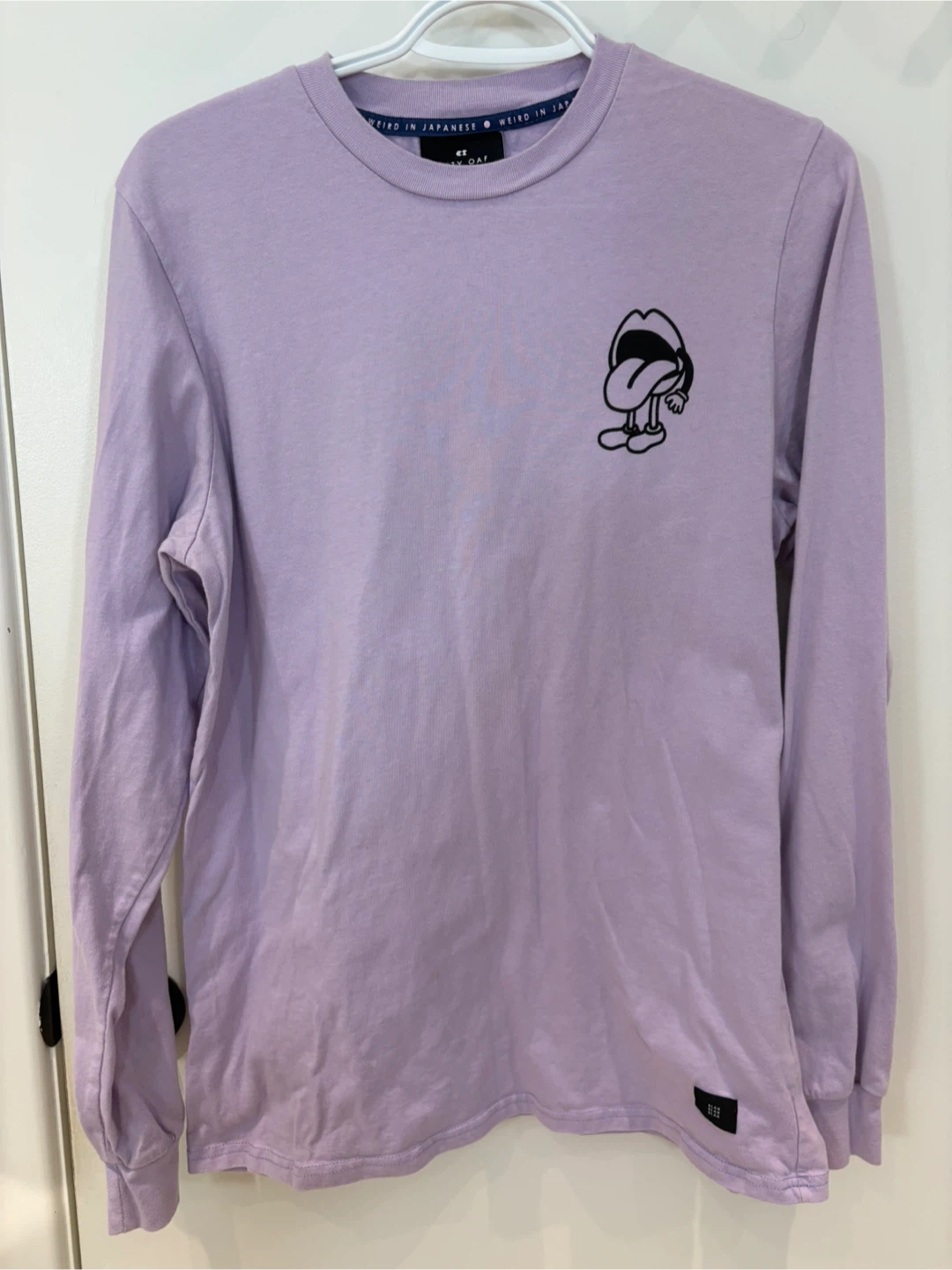 Lazy Oaf Lilac Graphic Long Sleeve T-Shirt 🏆