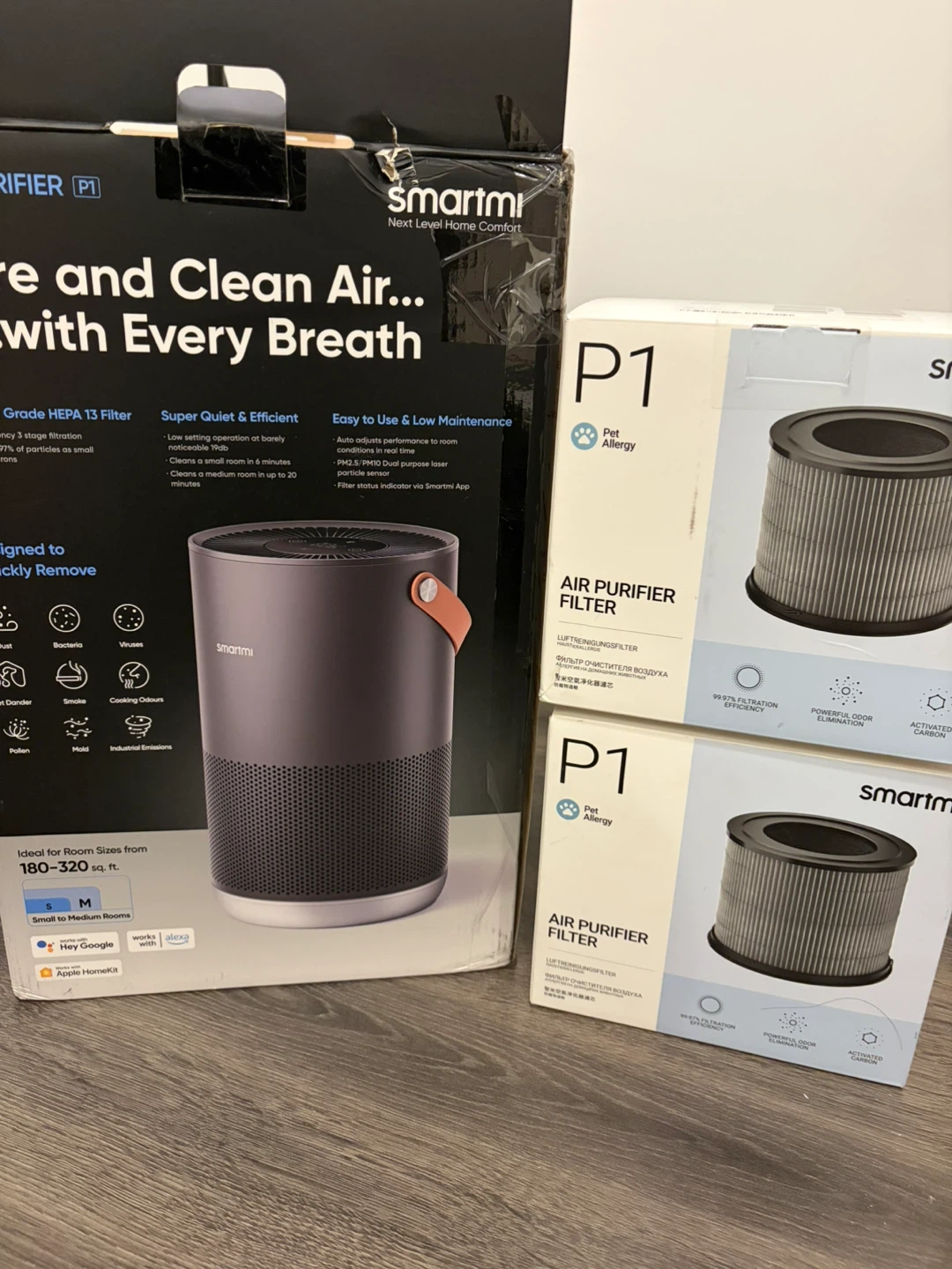 Air Purifier and 2 new filters