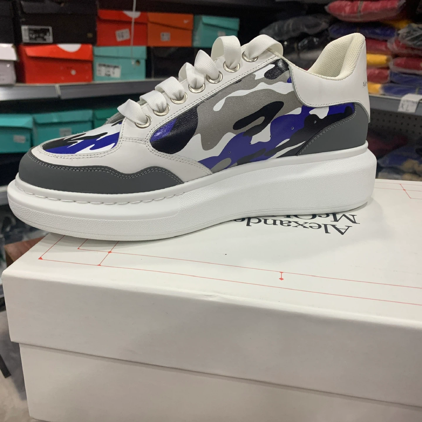 Alexander McQueen Camo Sneakers - photo 3