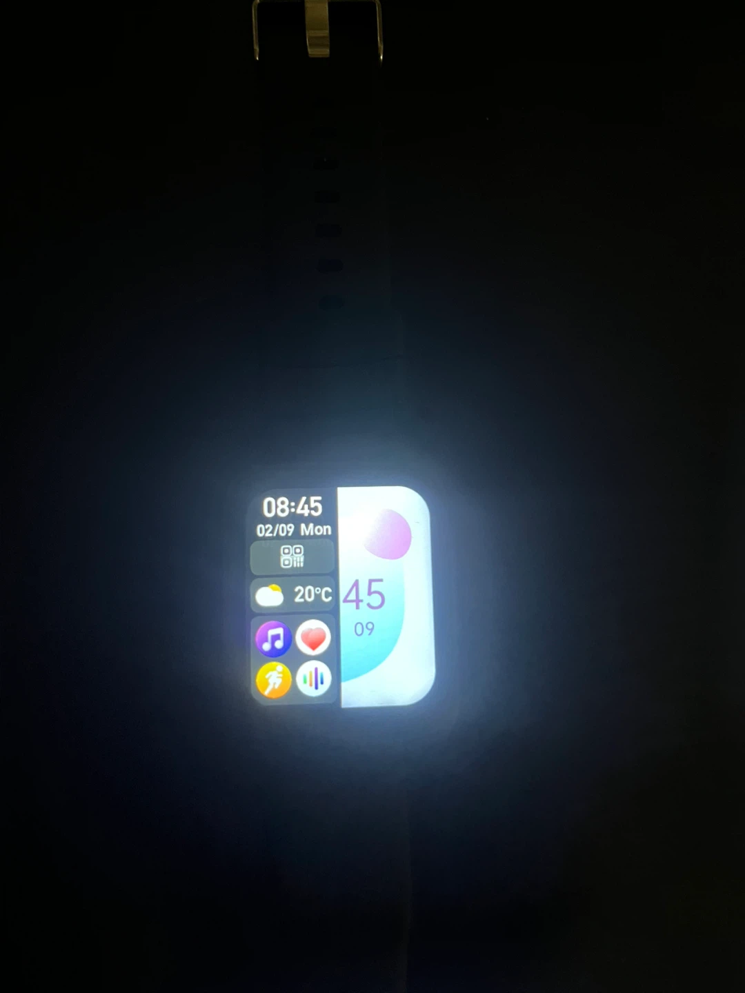 Black Smartwatch with Charger - photo 4