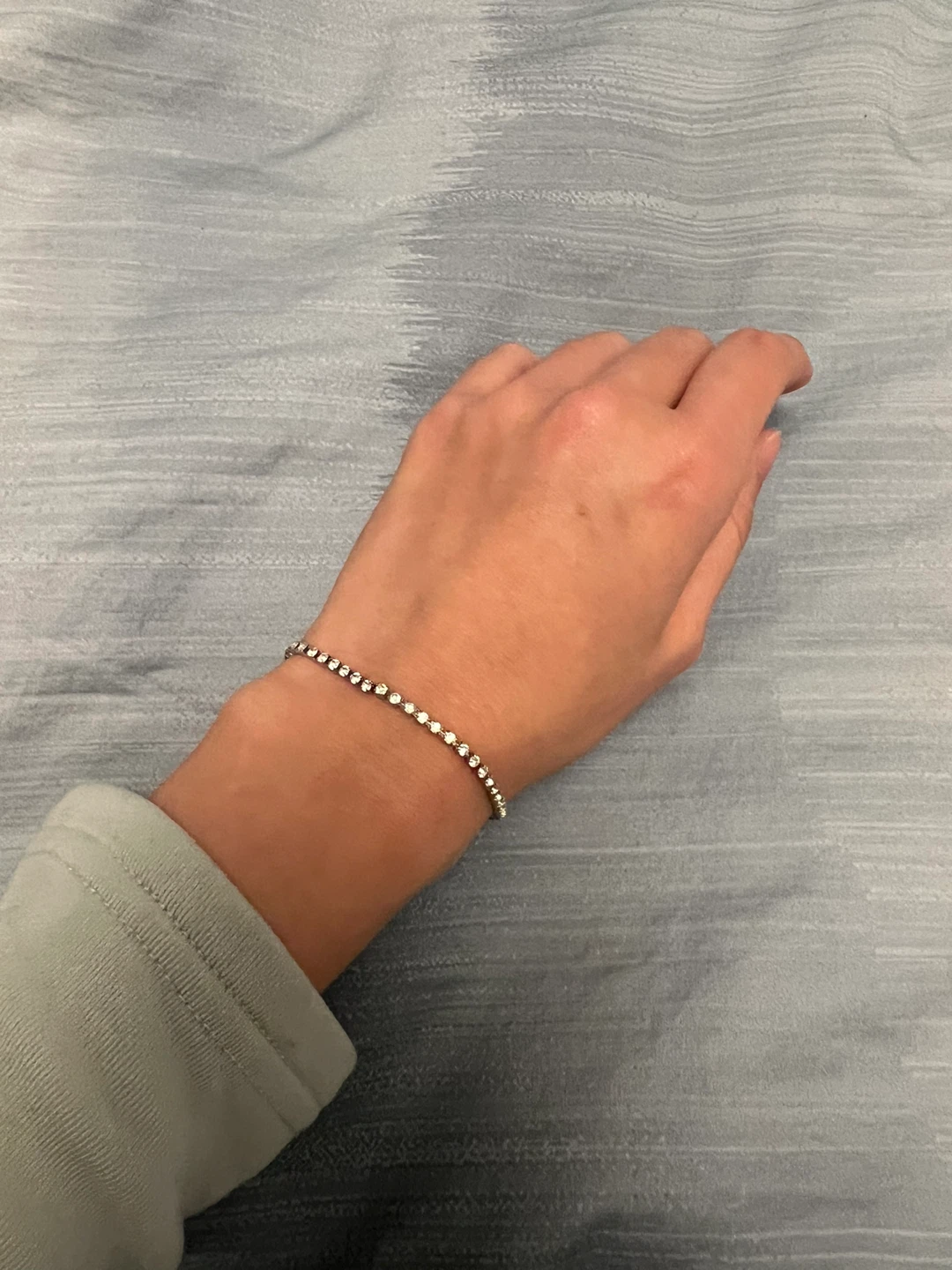 Adjustable Crystal Tennis Bracelet