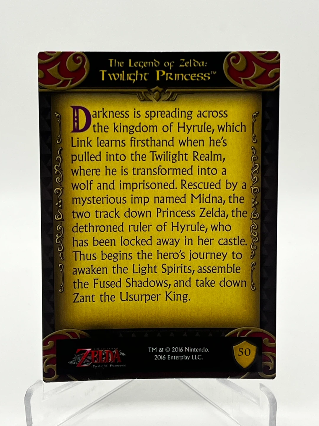 The legend of Zelda twilight princess holographic card #50 🏆 - photo 2